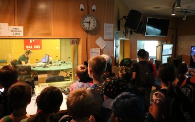 “Počitnikarji” smo obiskali Radio Slovenija v Ljubljani