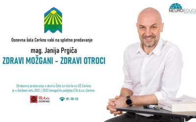 Predavanje za starše mag. Janija Prgiča – Zdravi možgani – zdravi otroci